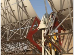 槽塔式太阳能聚光器液压驱动及跟踪系统